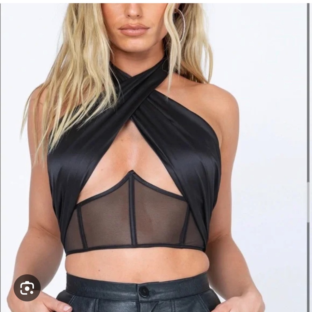 Christian Top Black Princess Polly